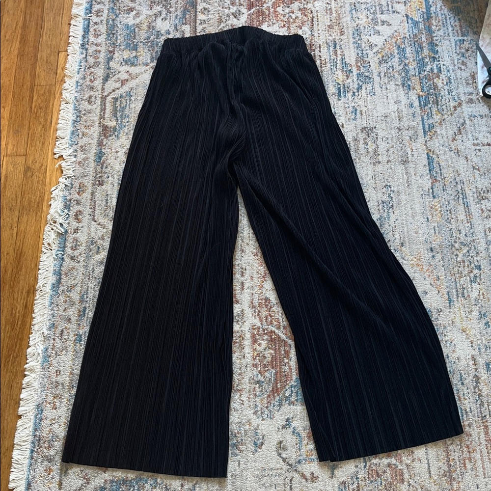 H&M Before and After Maternity Ribbed Wide leg Pants NWT - Picture 5 of 6